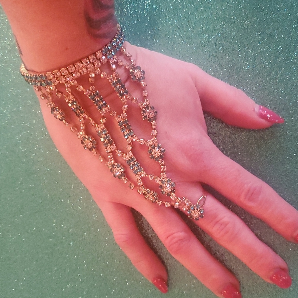 Vintage rhinestone bracelet